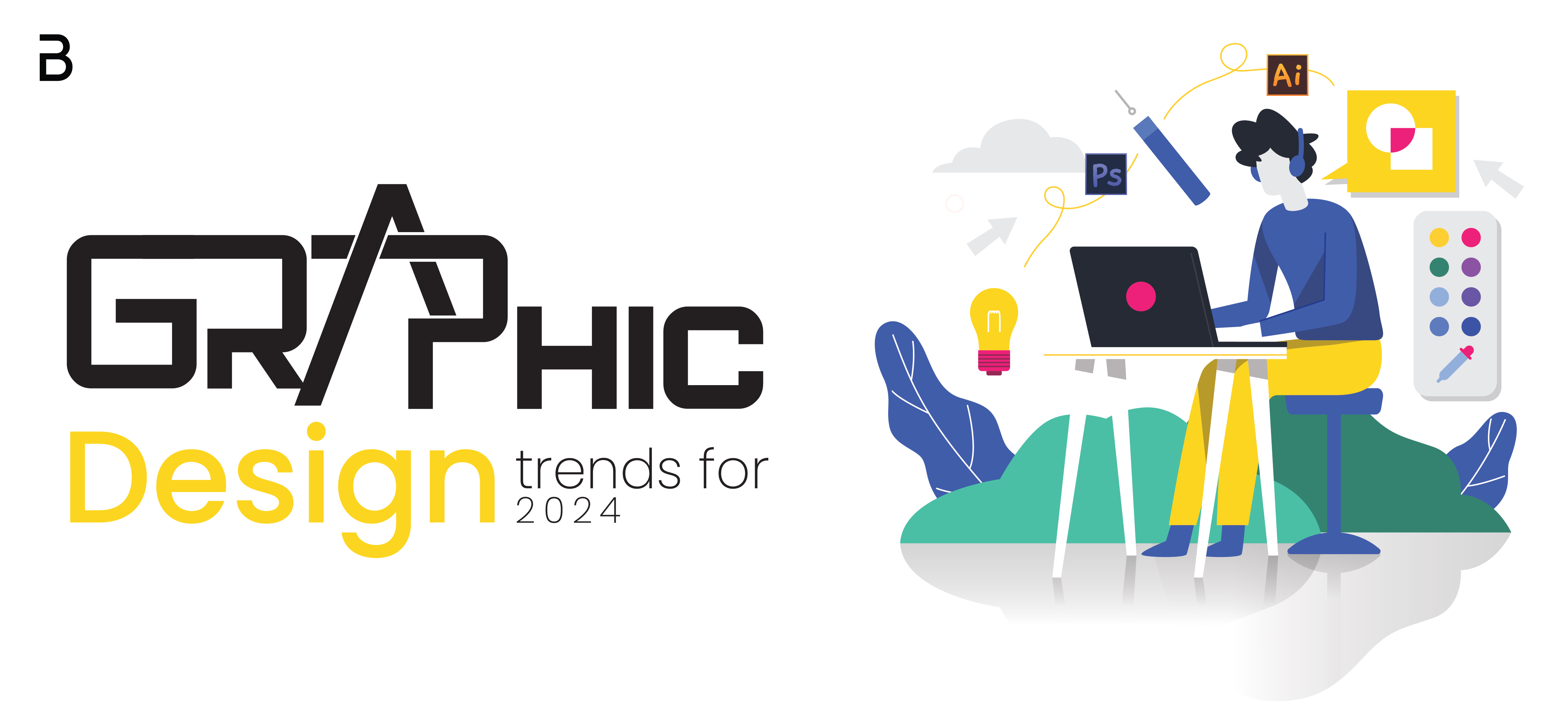 Graphic design trends for 2024.