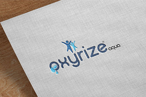 Logo Designing Work For Oxyrize Aqua